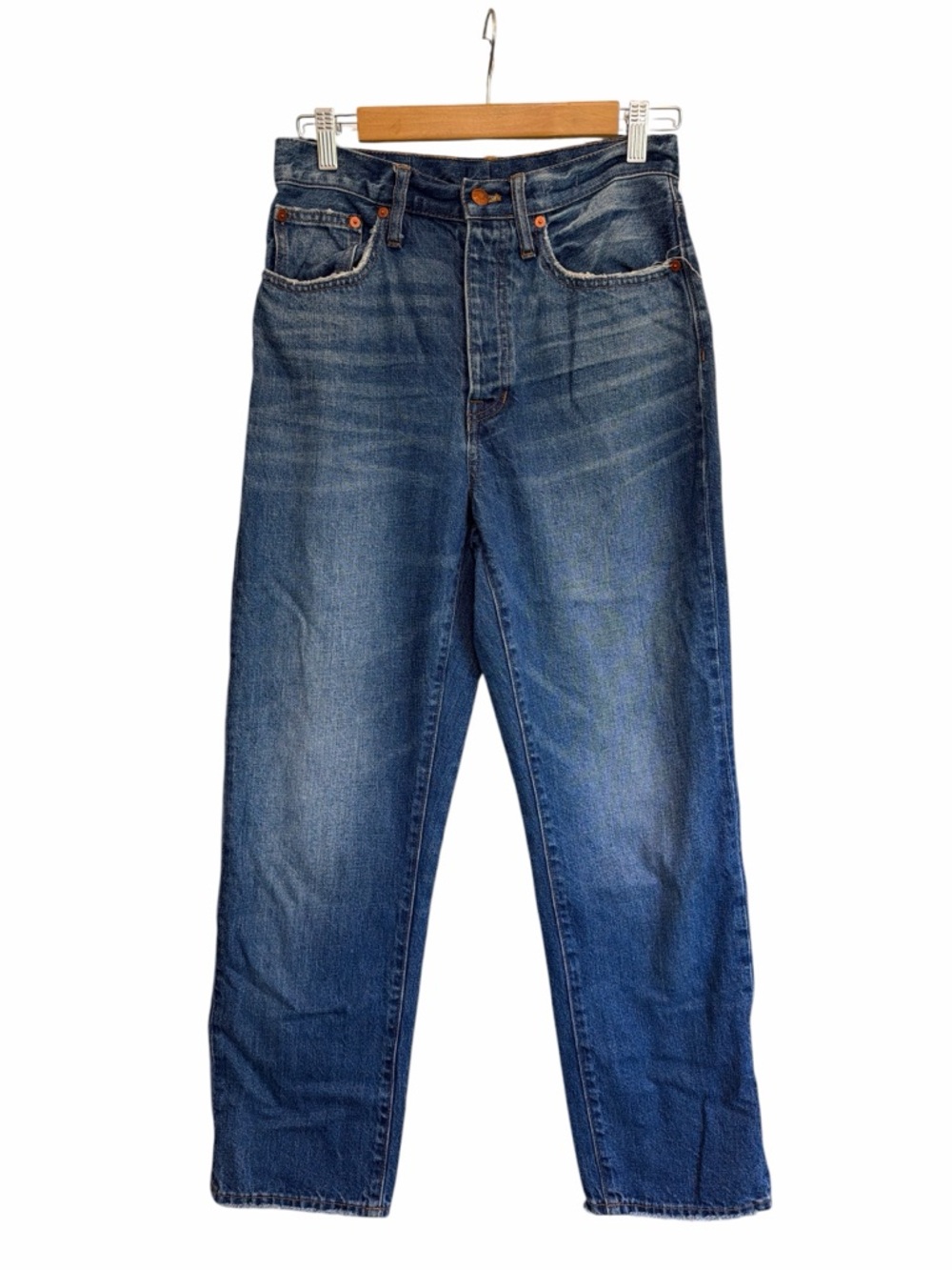 Madewell The Dad Jean Size 26 High Rise Straight Leg Vintage Wash Denim Jeans - Picture 4 of 8